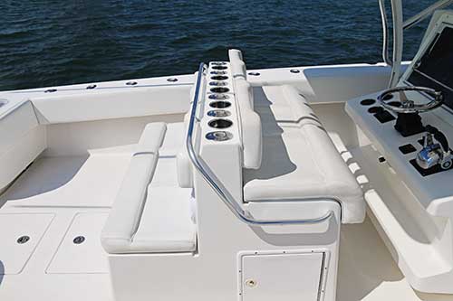 Dual Engine Fishing Boat Seats